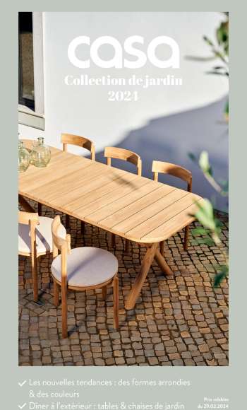 thumbnail - Catalogue CASA - Collection de jardin 2024