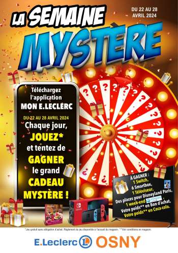 thumbnail - Catalogue E.Leclerc - Semaine mystère
